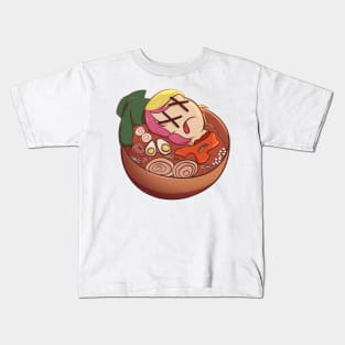 Ramen Halloween Cute Food Kids T-Shirt